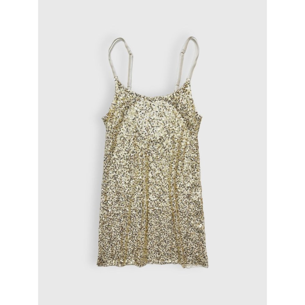 Free People Sequin Slip Dress - XS